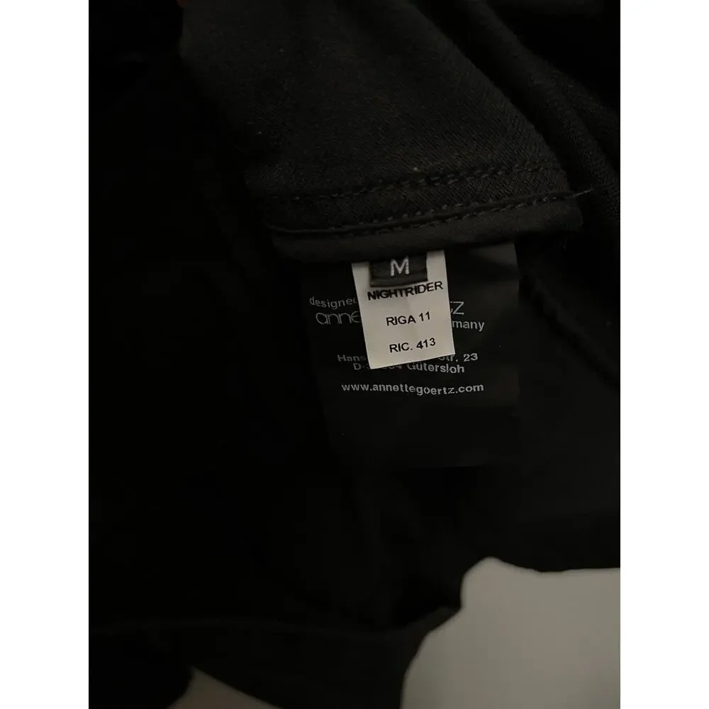 NWT ANNETTE GORTZ Denim Dandy Jacket WOMEN'S MEDIUM Sty CHITA Black C